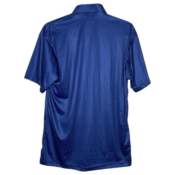 Collars & Co Polo Shirt Mens S Blue Turbo GT Performance Golf Preppy Dress NEW - Picture 4 of 7